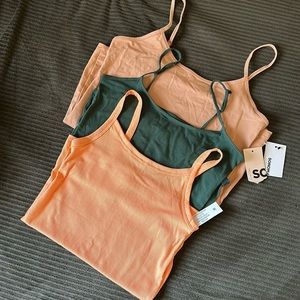 NWT Set of 3 size small tank top/cami